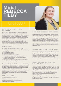 Rebecca Tilby Case Study