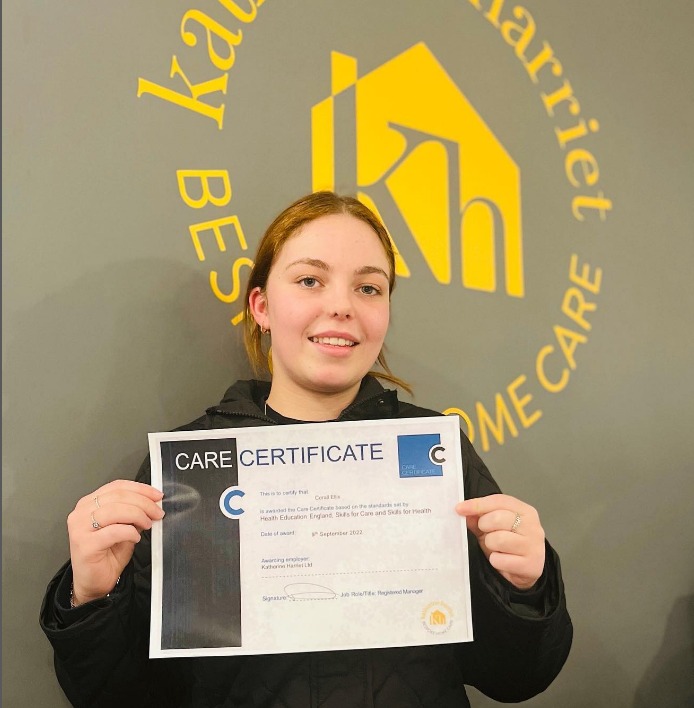 Corall and her Care Certificate