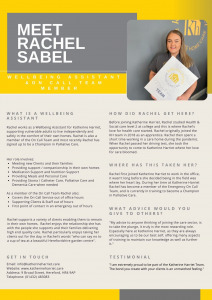 Rachel Sabel case study