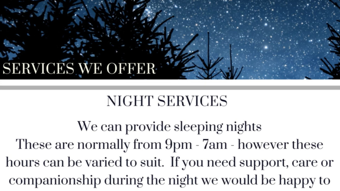 DID YOU KNOW WE OFFER NIGHT SERVICES?